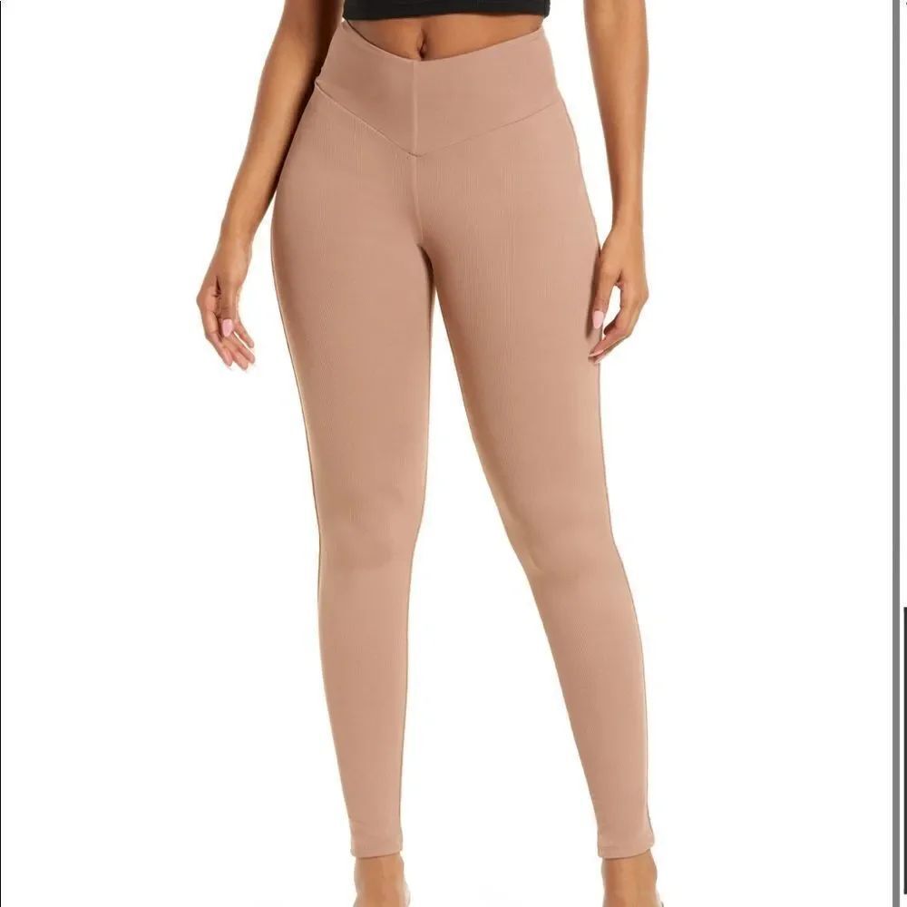 Naked Wardrobe V Cut Leggings NWT
